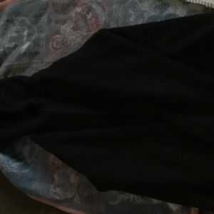 Black winter sweater